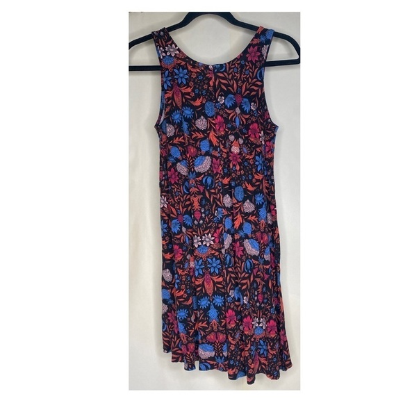 H&M Floral Sleeveless Tank Dress Sz XS - Picture 2 of 5